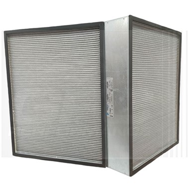 11464 Filtro FG HEPA 99.97% DOP 0.3 mic Nominal 24"x30"x6" Sin  PestaÃ±as, Ac. Galvanizado. Empacadura en la Salida.