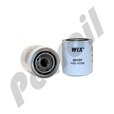 33107 Filtro Wix Combustible Roscado F3107 BF948 P550104 FF104  WP962/3X WK950/16X WP1101A MF1103 3712