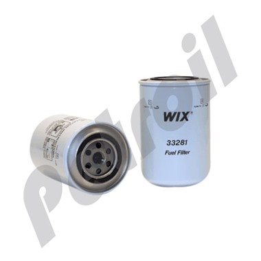 33281 Filtro Wix Combustible Roscado BF783 P551605 FF5039 WK1168  WP4105 FF226 BF783