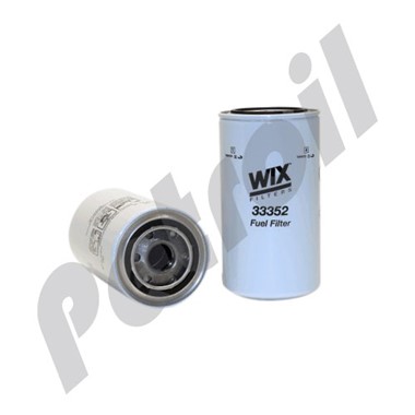 33352 Filtro Wix Combustible Roscado F3352 BF970 P557440 FF185  WK950/3 WP1104 MF1104