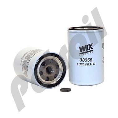 33358 Filtro Wix Combustible Roscado F3358 BF788 BF988 P553004  FF42000 FF5018 WK727 WK940/19 WK940/5 WK731 WP4102 MF4102