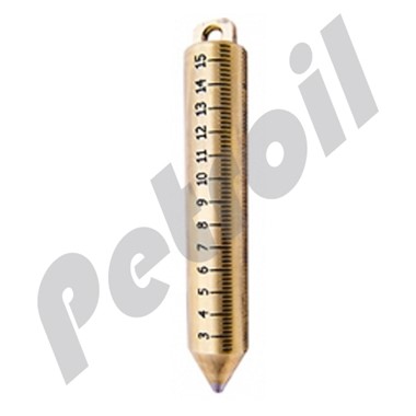 590GM OBSOLETO USAR TL-8242 Plomada Bronce solido para cinta  medidora de Tanques McCabe. Punta removible metal Ampco, Gr