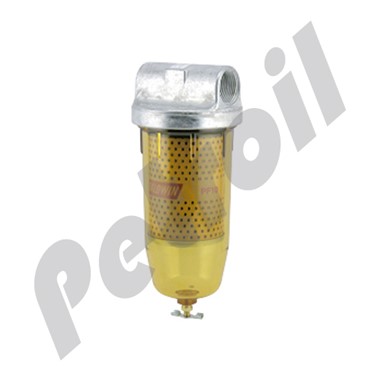 B10-AL Filtro Completo (Housing) con Drenaje Baldwin Combustible Element Cartridge B10AL P550674 PF10 F1025 24043 3307454S    FS10 F1025