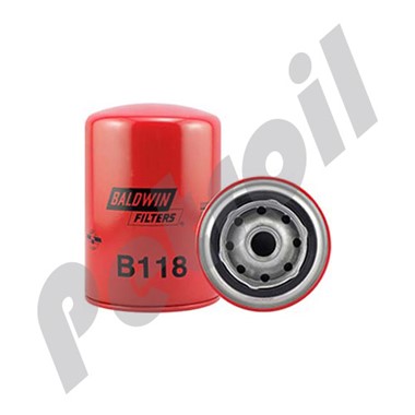 B118 Filtro Baldwin Automotriz Aceite Roscado