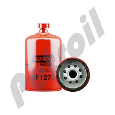 BF1275 Filtro Baldwin Combustible(Diesel) Roscado