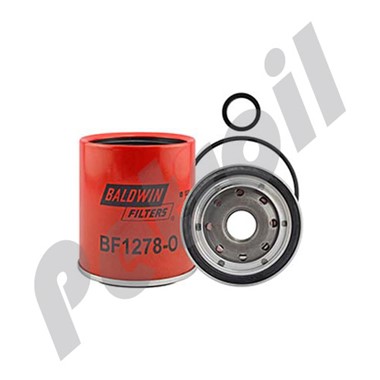 BF1278-O Filtro Baldwin Combustible Roscado (Diesel)