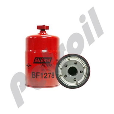 BF1278 Filtro Baldwin Combustible Roscado (Diesel)