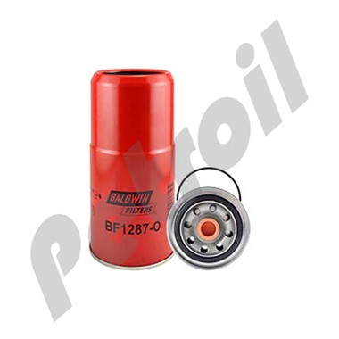 BF1287-O Filtro Baldwin Combustible Roscado (Diesel)