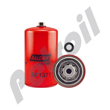 BF1371 Filtro Baldwin Combustible Roscado (Diesel)