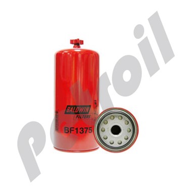 BF1375 Filtro Baldwin Combustible Roscado (Diesel)