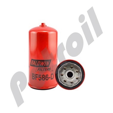 BF586-D Filtro Baldwin Combustible(Diesel) Roscado