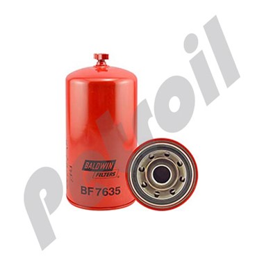 BF7635 Filtro Baldwin Combustible Roscado (Diesel)