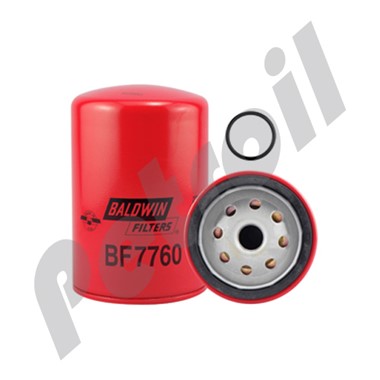 BF7760 Filtro Baldwin Combustible Motores Cummins ISX International  9400i Cummins 4010476 FF2203 P552203 33691