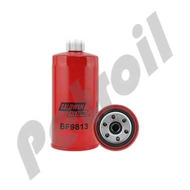 BF9813 Filtro Baldwin Combustible Roscado (Diesel)