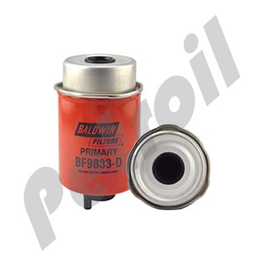 BF9833-D Filtro Baldwin Combustible Roscado (Diesel)