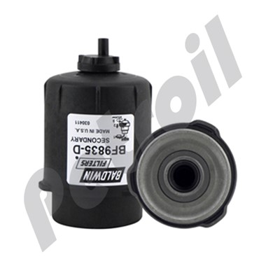 BF9835-D Filtro Baldwin Combustible Plastico c/drenaje Mitsubishi  D070015