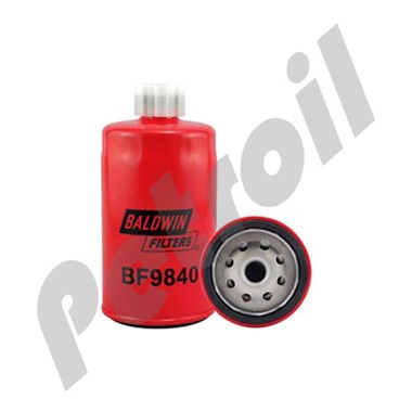 BF9840 Filtro Baldwin Combustible Roscado Diesel