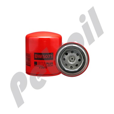 BW5071 Filtro Baldwin Refrigerante Roscado Cummins 3315116  Scania342988 WF2071 PSA299 24071 WA921/1 P552071 BW5137 BW5