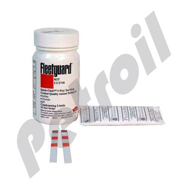 CC2718 Fleetguard Strip para Test Refrigerante