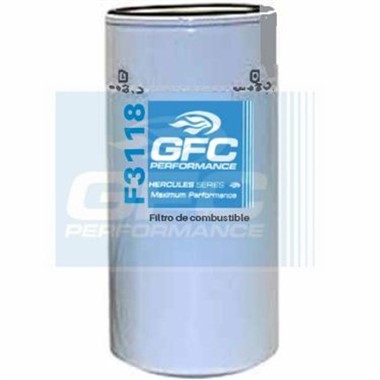 F3118 Filtro Combustible GFC Roscado Motores Detroit Diesel GMC  25014274 Detroit 6438839 BF5800 FF5207 33118 WK962/11 A96