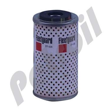 FF106 Fleetguard Cartucho de filtro de combustible de metal Case  9980AB; Detroit Diesel 5192845 PF916 P550522 33073