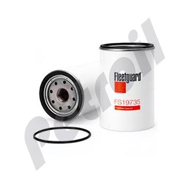 FS19735 Filtro Separador de Agua Fleetguard (Usa vaso) Flujo Inverso  Volvo 20514654 FS25V FS19926 P505982 R260P