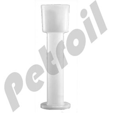 GTP-1073 Jarra Gammon para Hidrometro, Plastico irrompible,  antiderrame. 50mm x 385mm x 90mmm