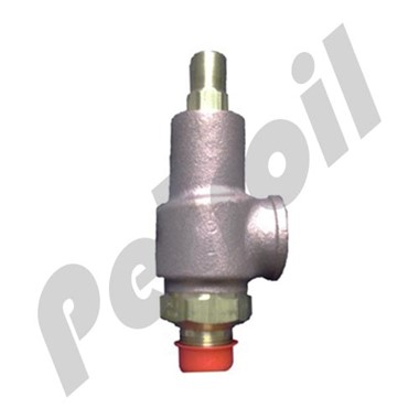 GTP-803B-1 Valvula de Alivio de Presion (Aire) Gammon 5-300 PSI Max  3/4" NPT, Sello Viton, Bronce, p/Filtro/Separador