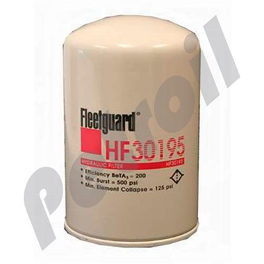 HF30195 HF30195 Fleetguard Cummins Filtration PAC, HF