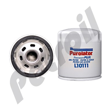 L10111 Filtro Aceite Purolator Roscado Chevrolet 25010766 Daewoo  93745067 GMC 25010766 B43-S P550047 LF780 PH47 51040 PH3387