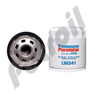 L10241 Filtro Aceite Purolator Roscado CHEVROLET SUZUKI 1651060B01  TOYOTA 9091520002 51348 BT223 ML3614 P550335 LF3335 PH2835