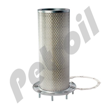 P158662 Filtro Aire Interno Donaldson Estandar con 8 Pernos  Caterpillar 2S1286 PA1675 AF338 42335