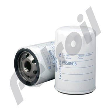 P550505 Filtro Aceite Donaldson Roscado con valvula antirretorno  51522 GMC 25014748 PH3675 B1432