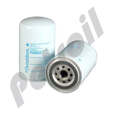 P550643 Filtro Combustible Donaldson Roscado Motores Yanmar 4TNV98T  12390755801 FF166