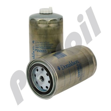 P550665 Filtro Combustibe. Sep Agua Donaldson Roscado Iveco 1907539  1908547 BF1217 FS1254 33327