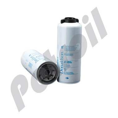 P551000 Filtro Donaldson Separador Agua c/purga Motores Cummins  3329289 FS1000 33406 PSC289 P550901 BF1259 2266556 2568753