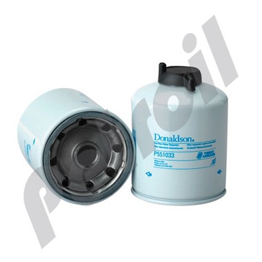 P551033 Filtro Combustible Sep.Agua Donaldson Roscado con Drenaje  7420851191 BF9867-O FS0830 FS19547 FS19931 33232 BF46085