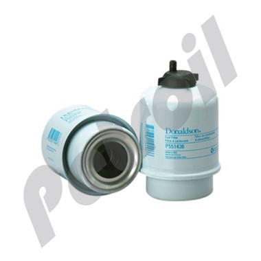 P551436 Donaldson Filtro Combustible Primario - Flujo Inverso  t/Cartucho