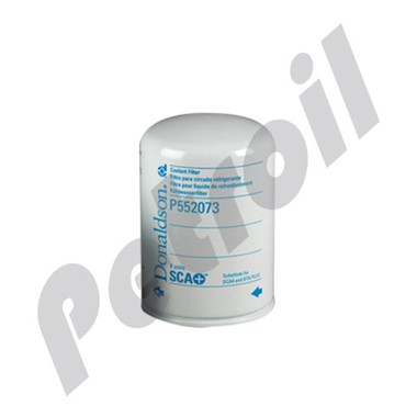 P552073 Filtro Donaldson Refrigerante Roscado Cummins 3315115 WF2073  24073 BW5073 P554073