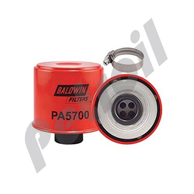 PA5700 Filtro Aire Respiradero Baldwin c/Valvula de Retencion  c/Abrazadera Volvo 11172907 P528708 AF27819 AF3997