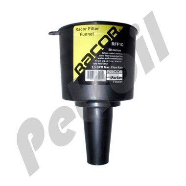 RFF1C Embudo RACOR Separador de Agua para abastecimiento de  combustible Modelo 2.7 GPM (pequeÃ±o)