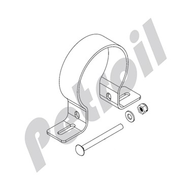 RK15441-01 RK15441-01 Parker Racor REPL KIT, BODY CLAMP BRACKET