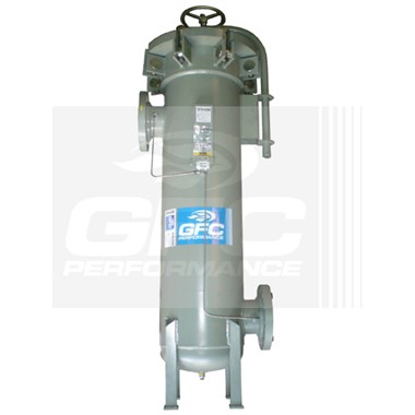 SFK4500 Filtro Gas Natural GFC/Parker Grado 6 Coalescente 6" Flange  300 PSI 6300 Nm3/Hr DrenajeManual Medidor Dif Montaje Piso